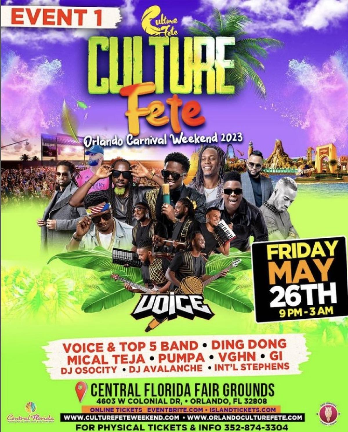 Culture Fete : All Access Pass  flyer or graphic.