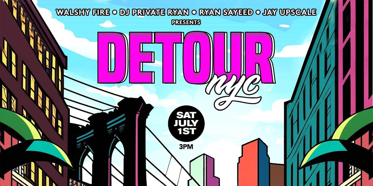 Detour  flyer or graphic.