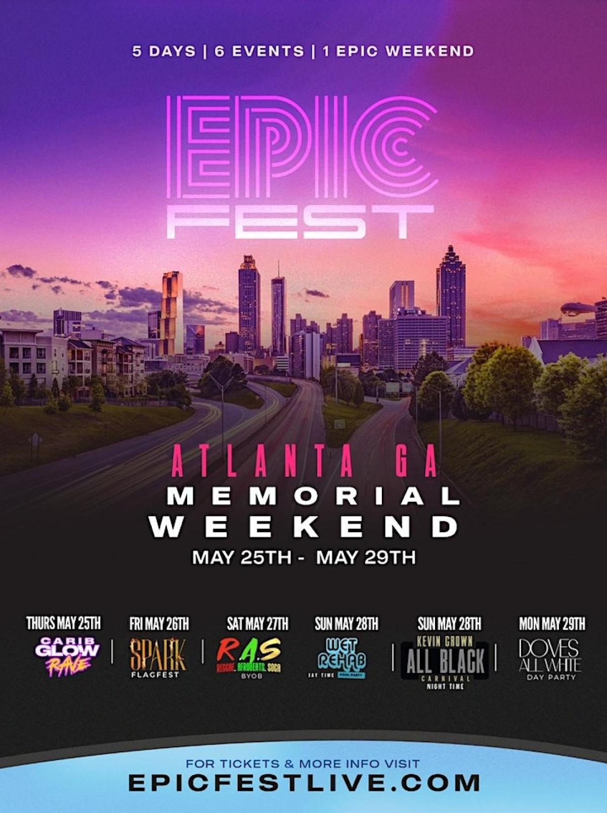 Epic Carnival Atlanta: All Access Band flyer or graphic.