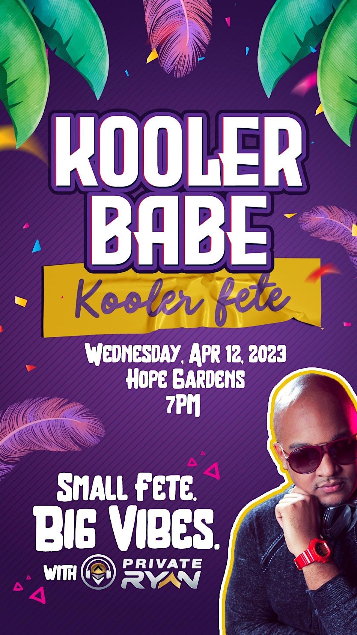 Kooler Babe flyer or graphic.