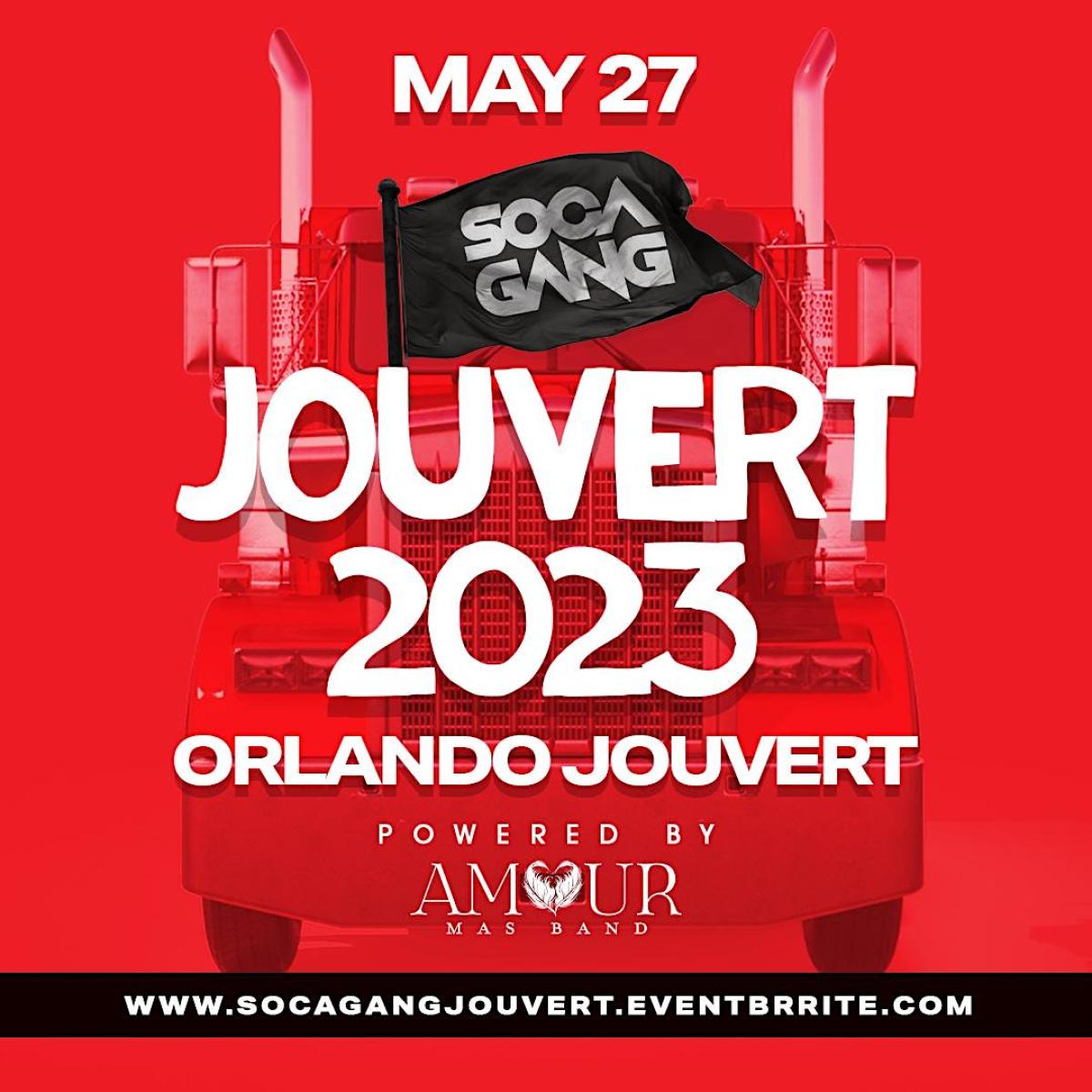 Soca Gang Jouvert flyer or graphic.