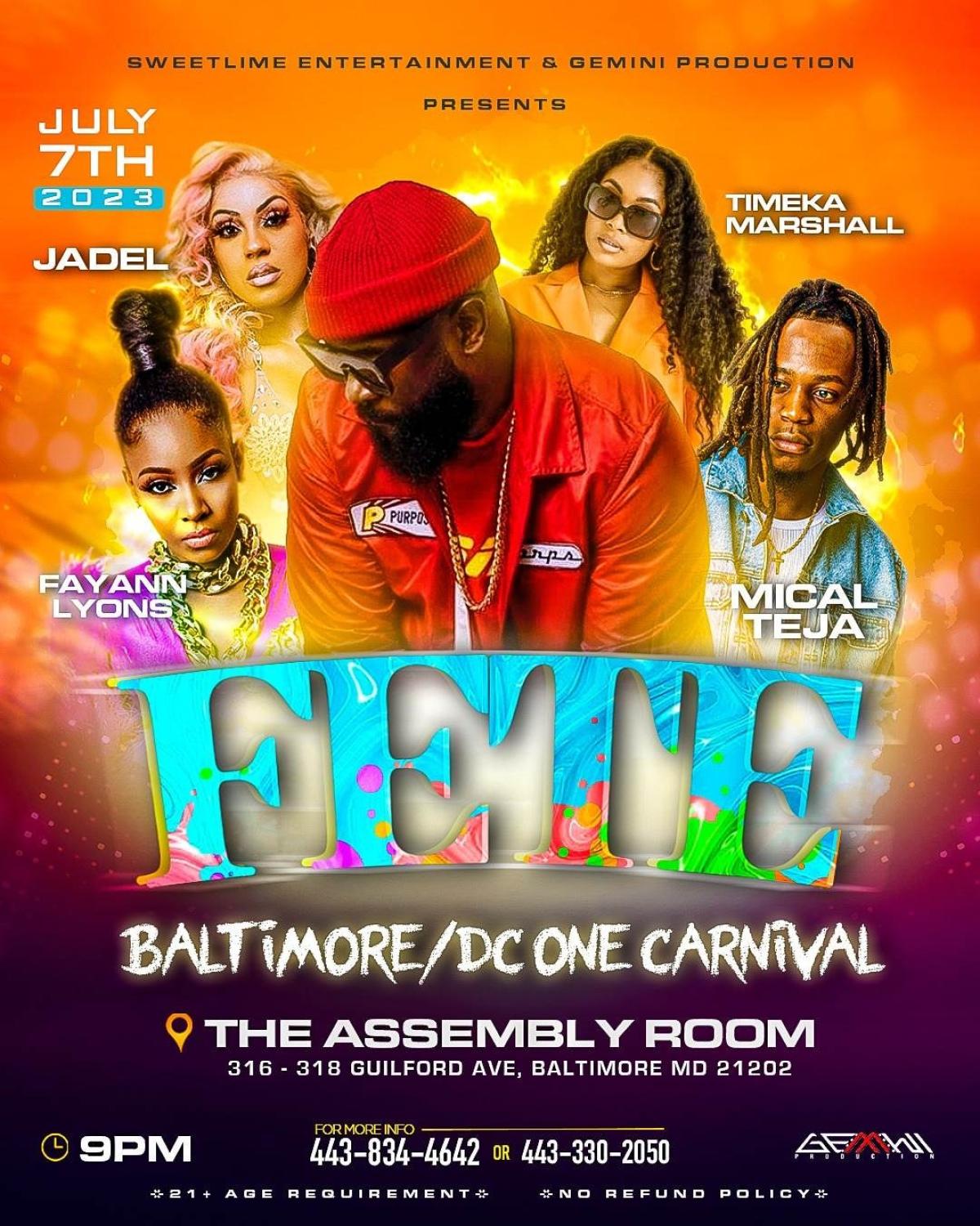 Fete flyer or graphic.