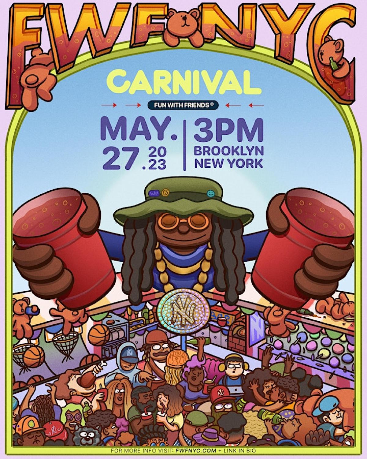 Fun With Friends Carnival flyer or graphic.