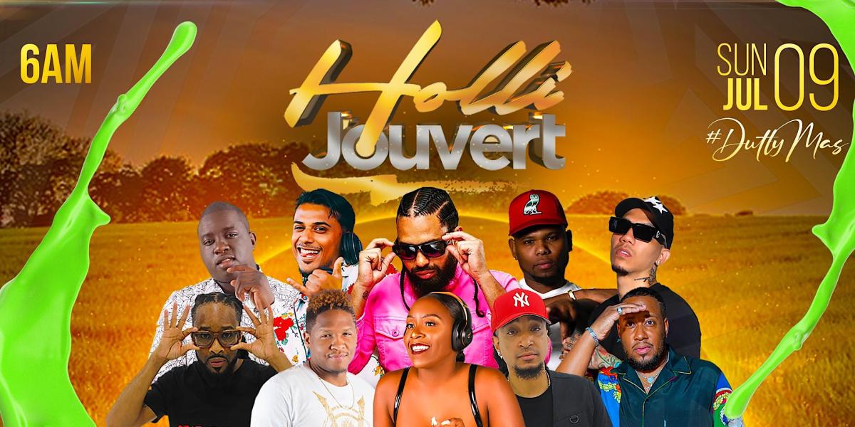 Holli J'ouvert  flyer or graphic.