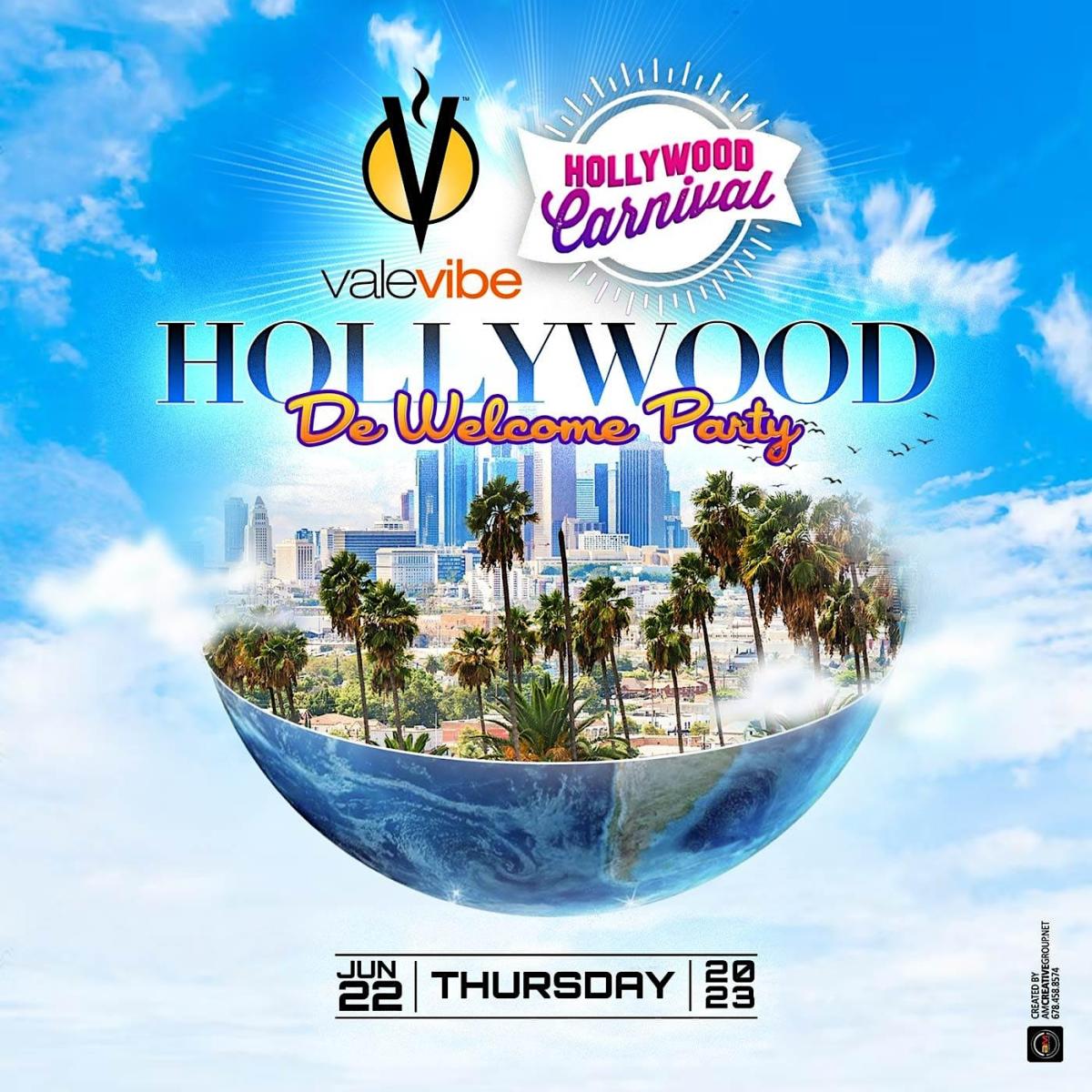 Hollywood Carnival Vale Vibe flyer or graphic.