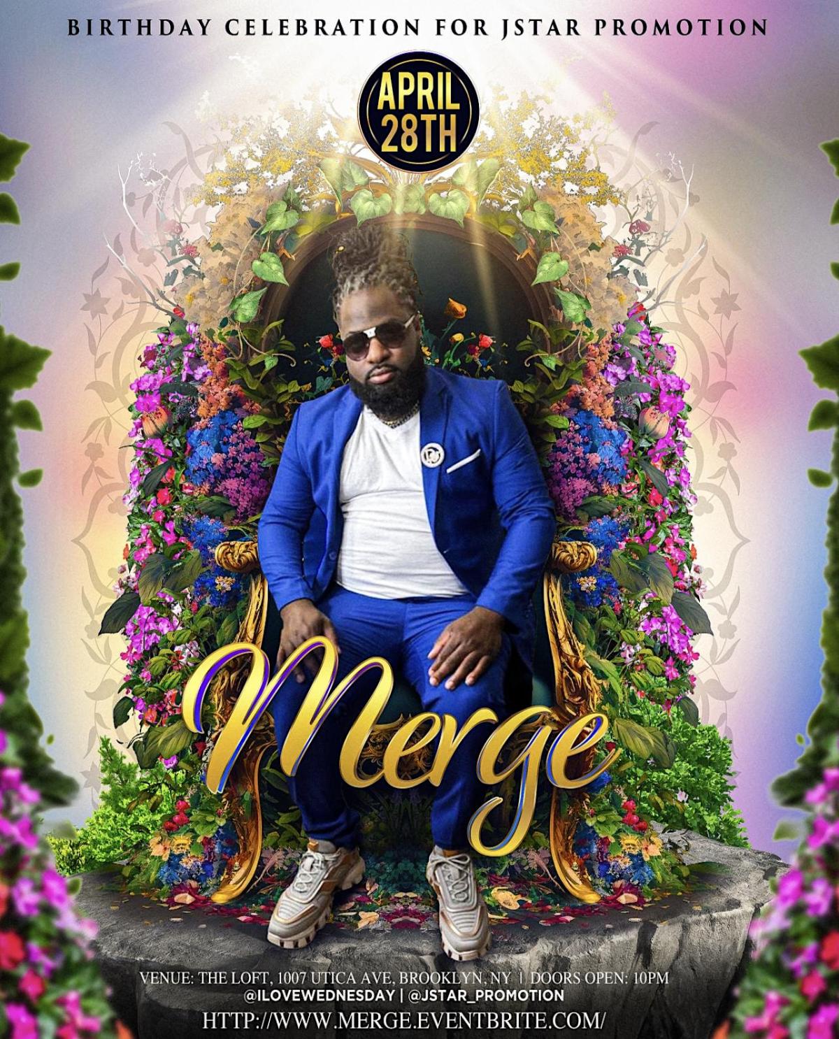 Merge flyer or graphic.