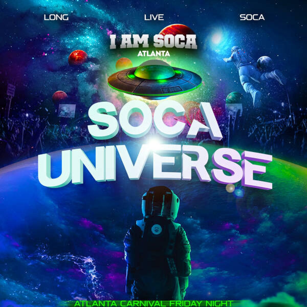 Soca Universe flyer or graphic.