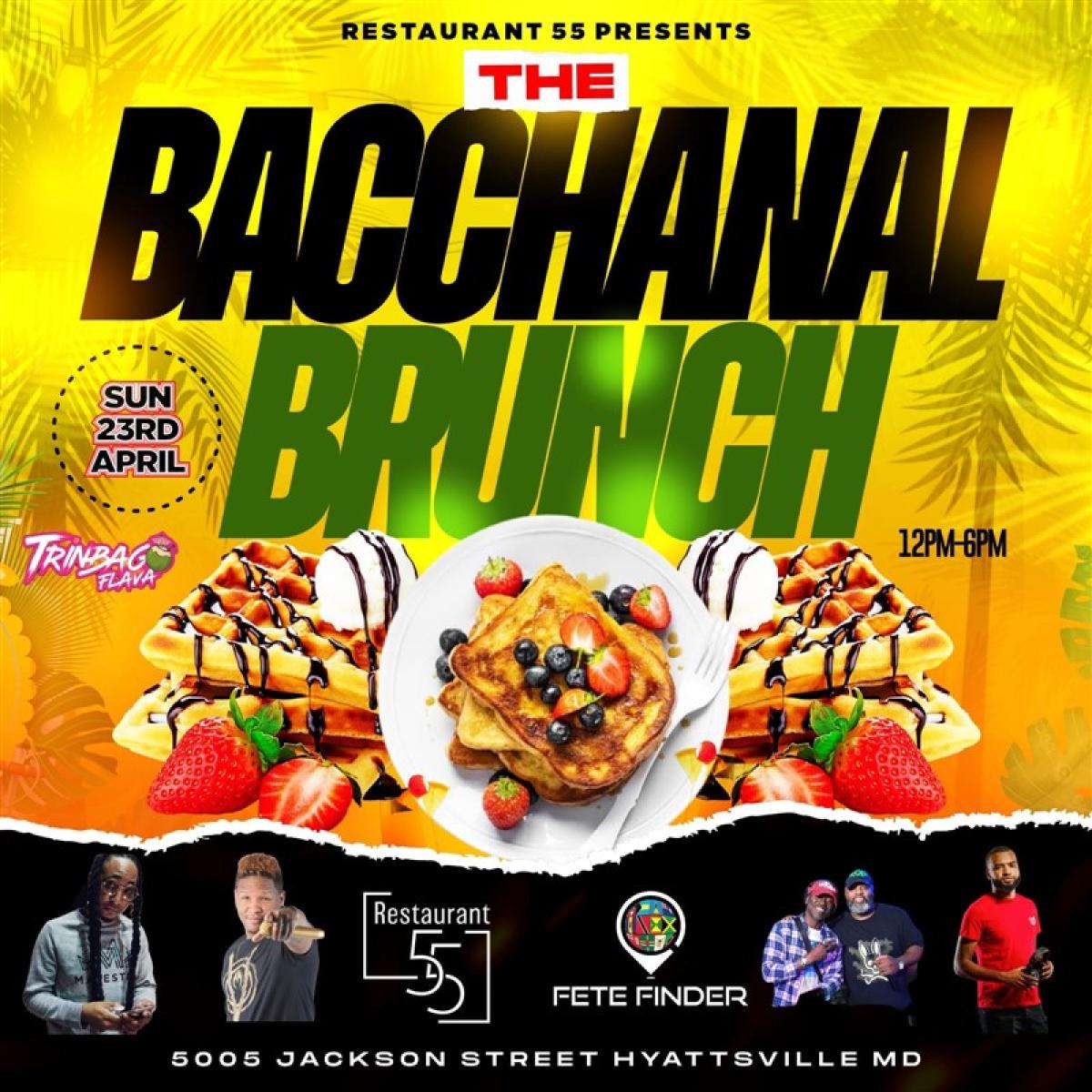 The Bacchanal Brunch flyer or graphic.