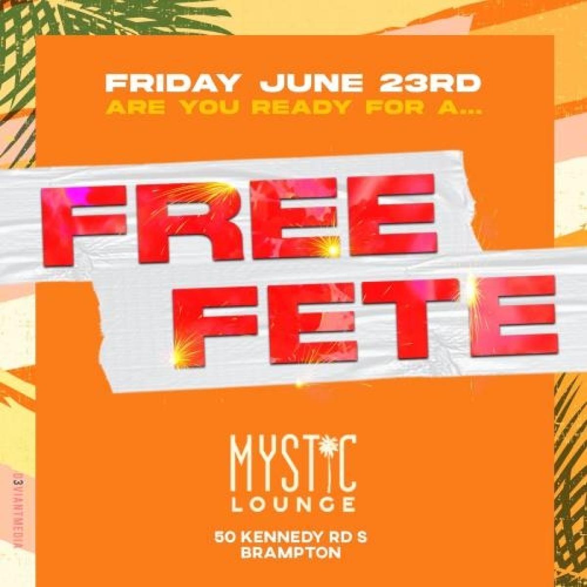 Free Fete flyer or graphic.