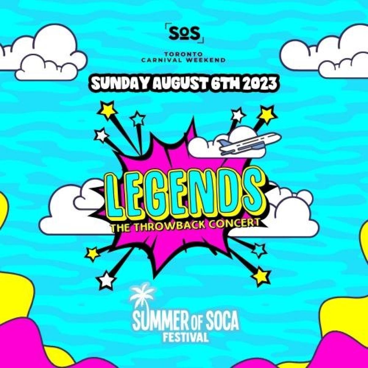 Legends | The Throwback Concert  - SOS Fest flyer or graphic.