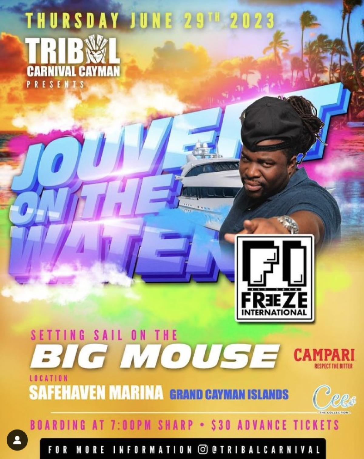 Jouvert On The Water flyer or graphic.