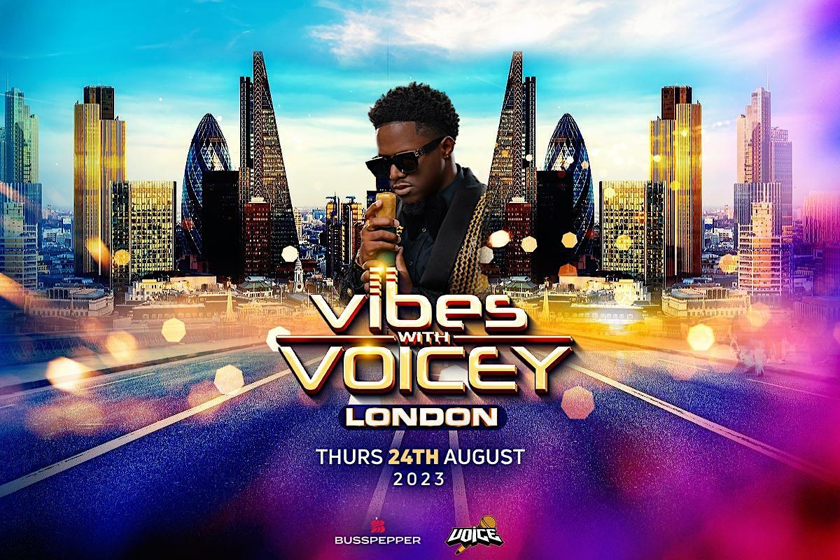 Vibes With Voicey flyer or graphic.