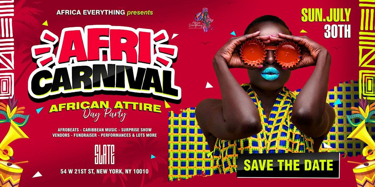 Afri Carnival flyer or graphic.