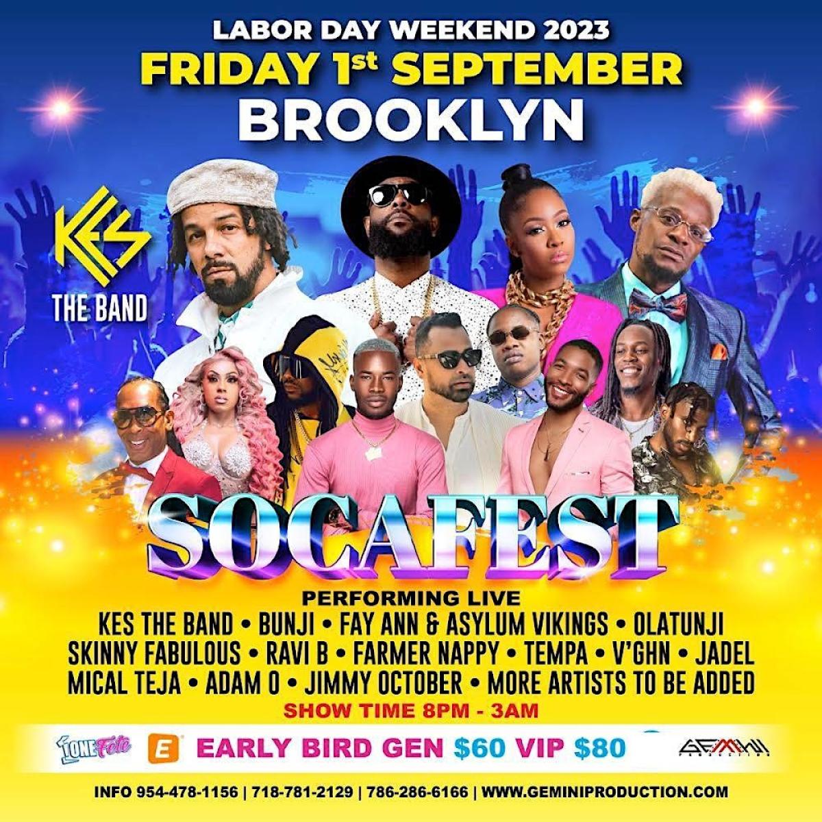 Soca Fest  flyer or graphic.