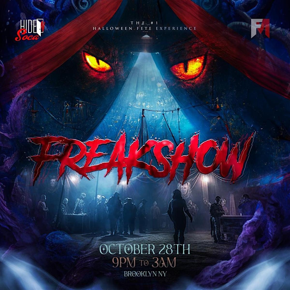 Freak Show flyer or graphic.