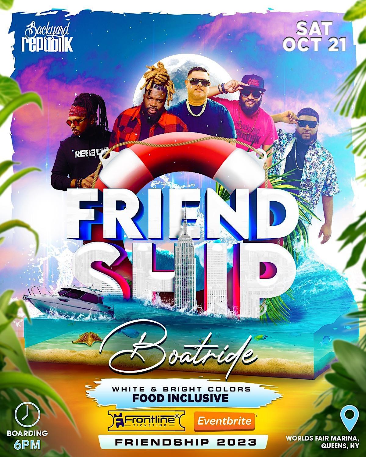 Friendship Boatride flyer or graphic.