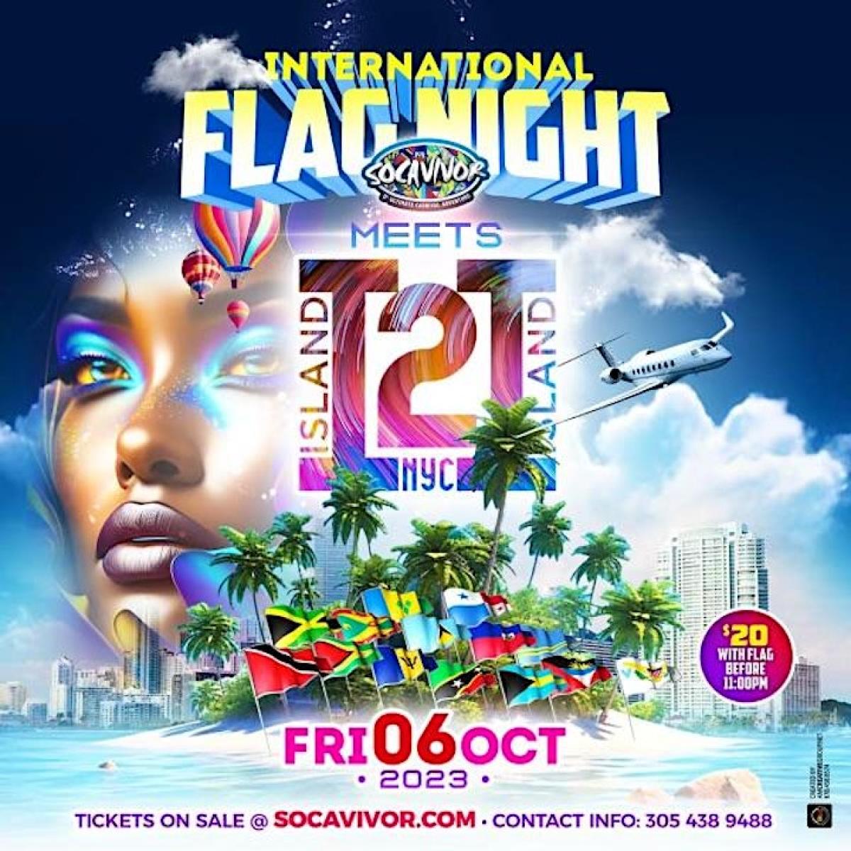 International Flag Fete flyer or graphic.