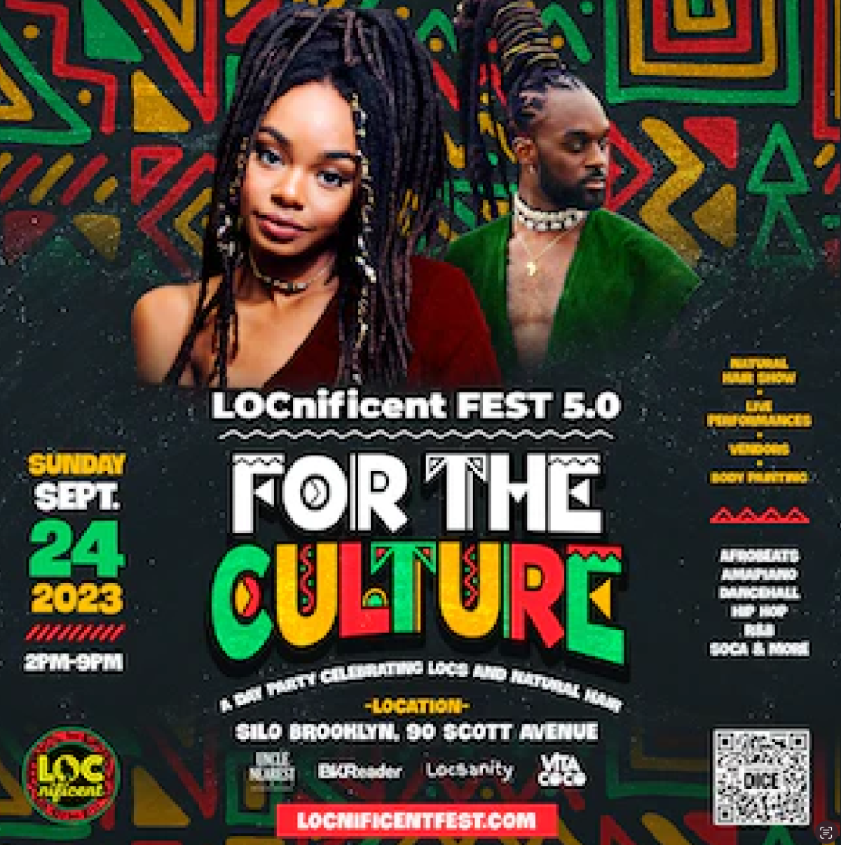 LOCnificent Fest 5.0 - For the Culture! flyer or graphic.