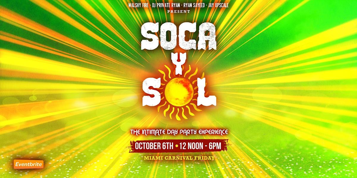 Soca Y Sol - The Sundance flyer or graphic.