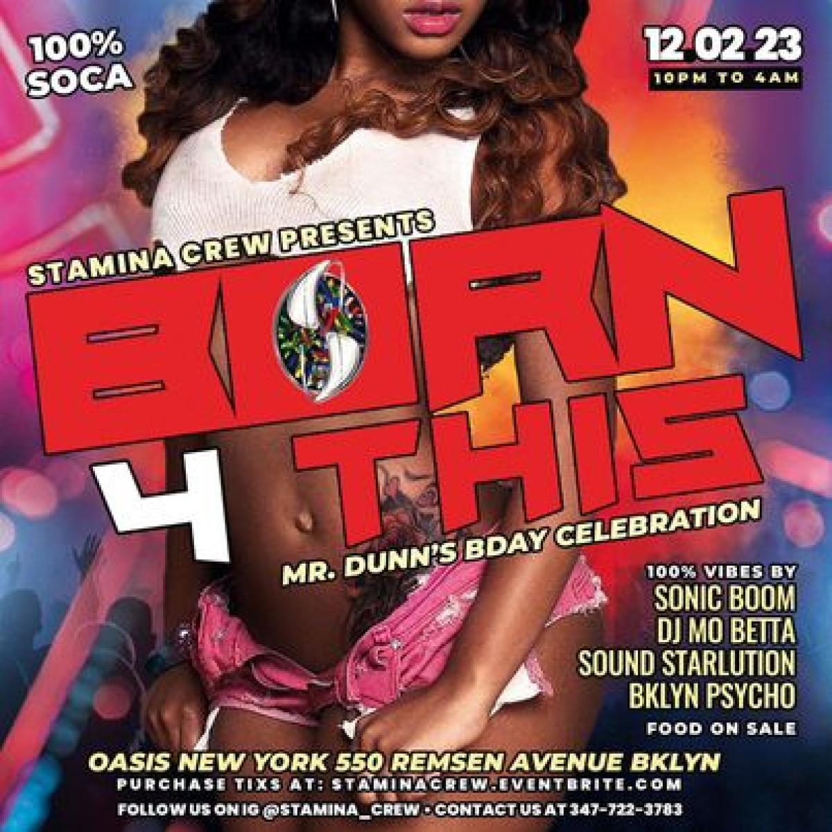 Born  4 This flyer or graphic.