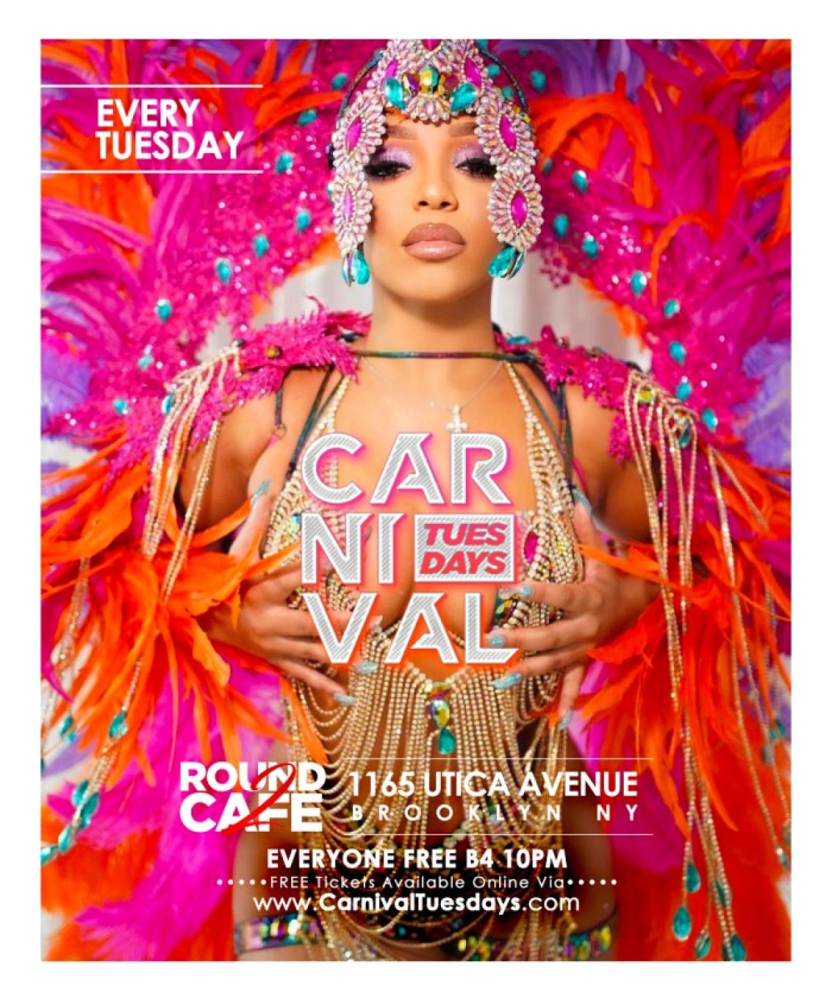 Carnival Tuesdays flyer or graphic.