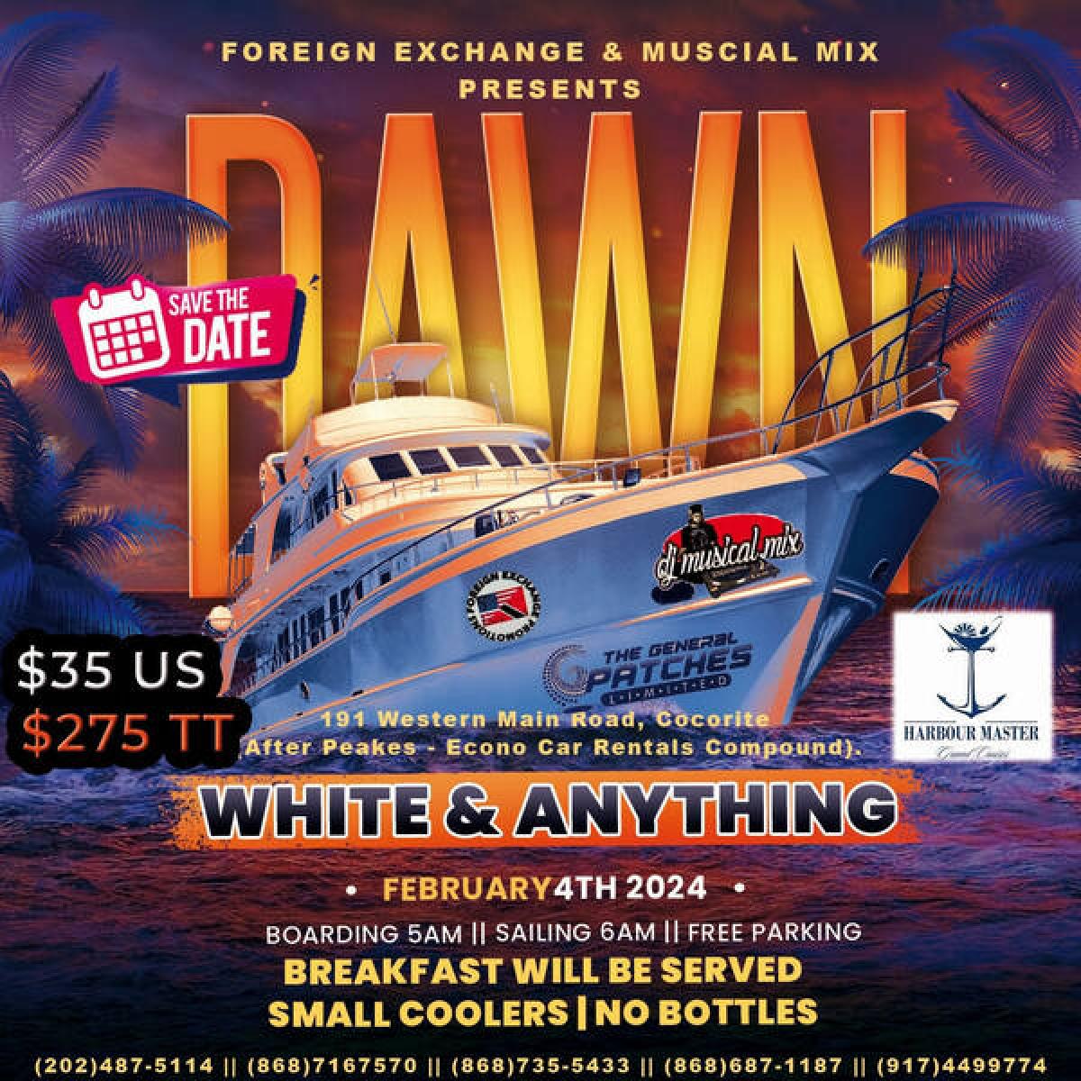 Dawn (D Boatride) flyer or graphic.
