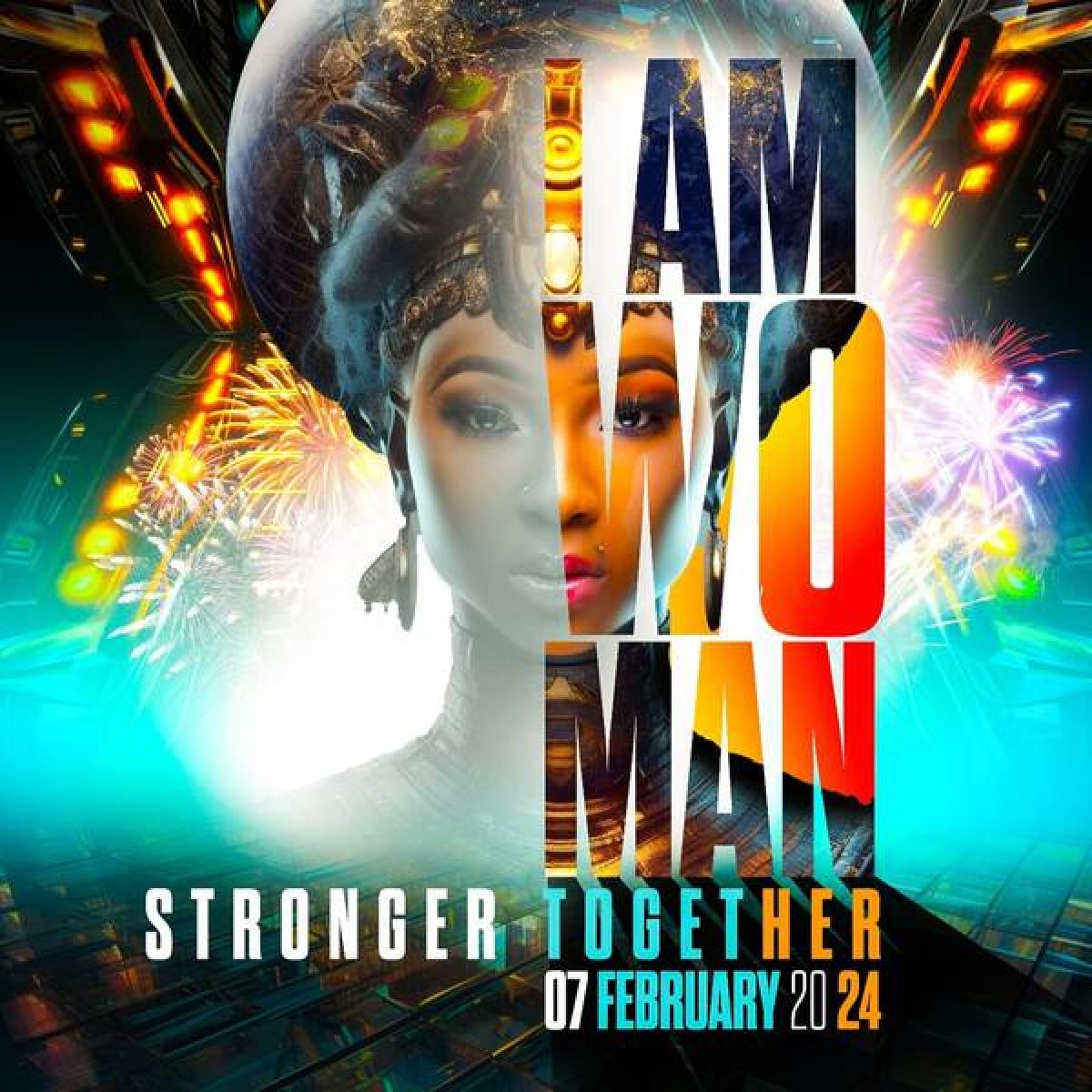 I Am Woman flyer or graphic.