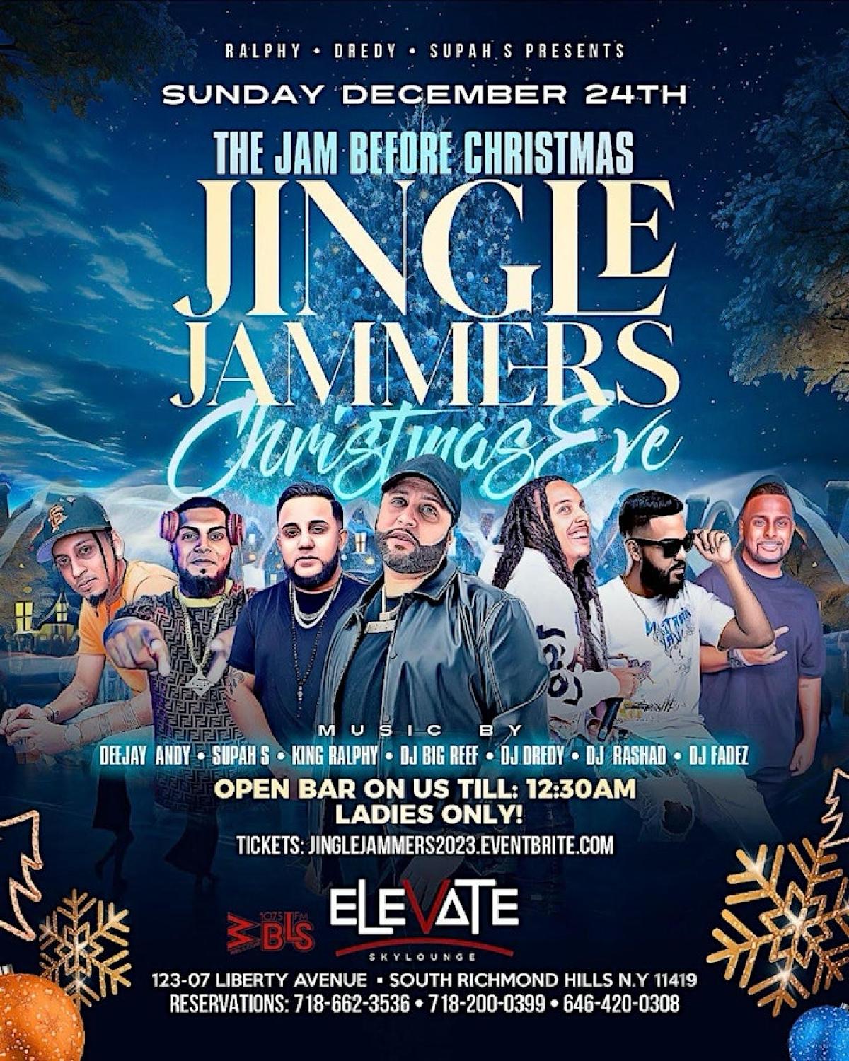 Jingle Jammers flyer or graphic.