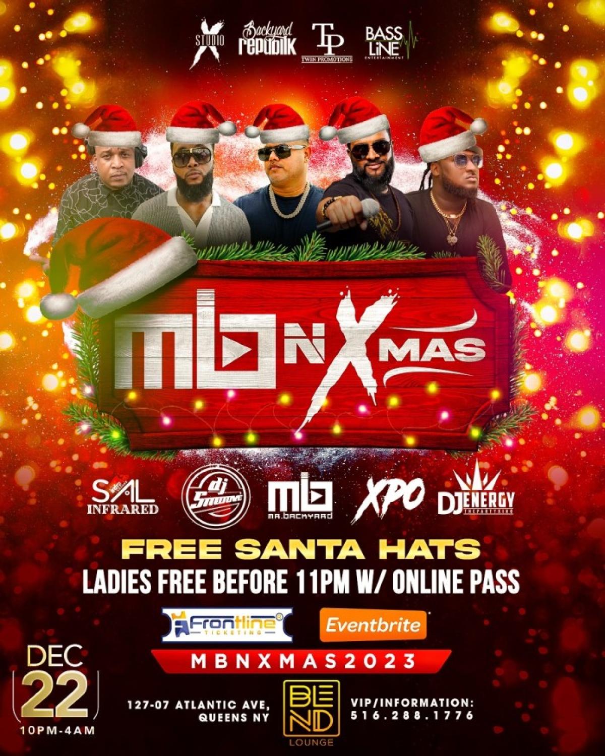MBnXmas flyer or graphic.