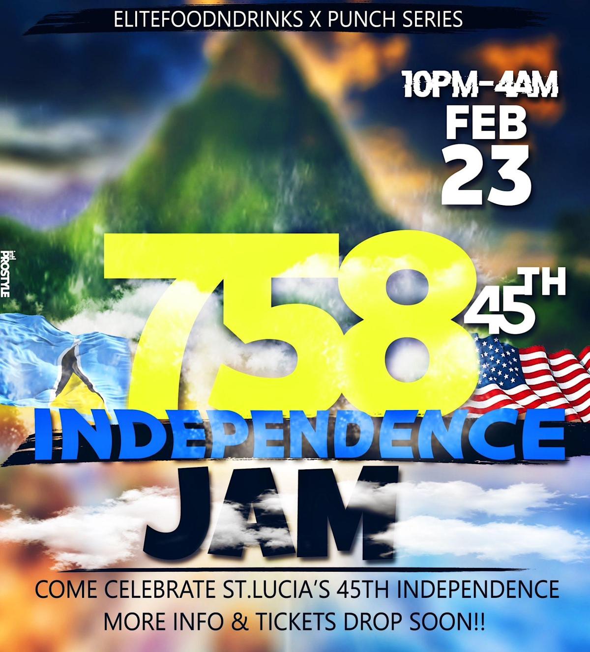 45th Independence Jam flyer or graphic.