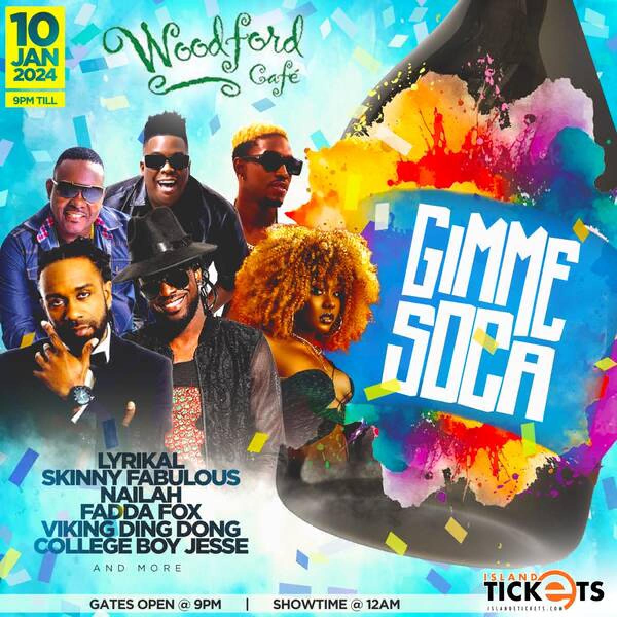 Gimme Soca flyer or graphic.