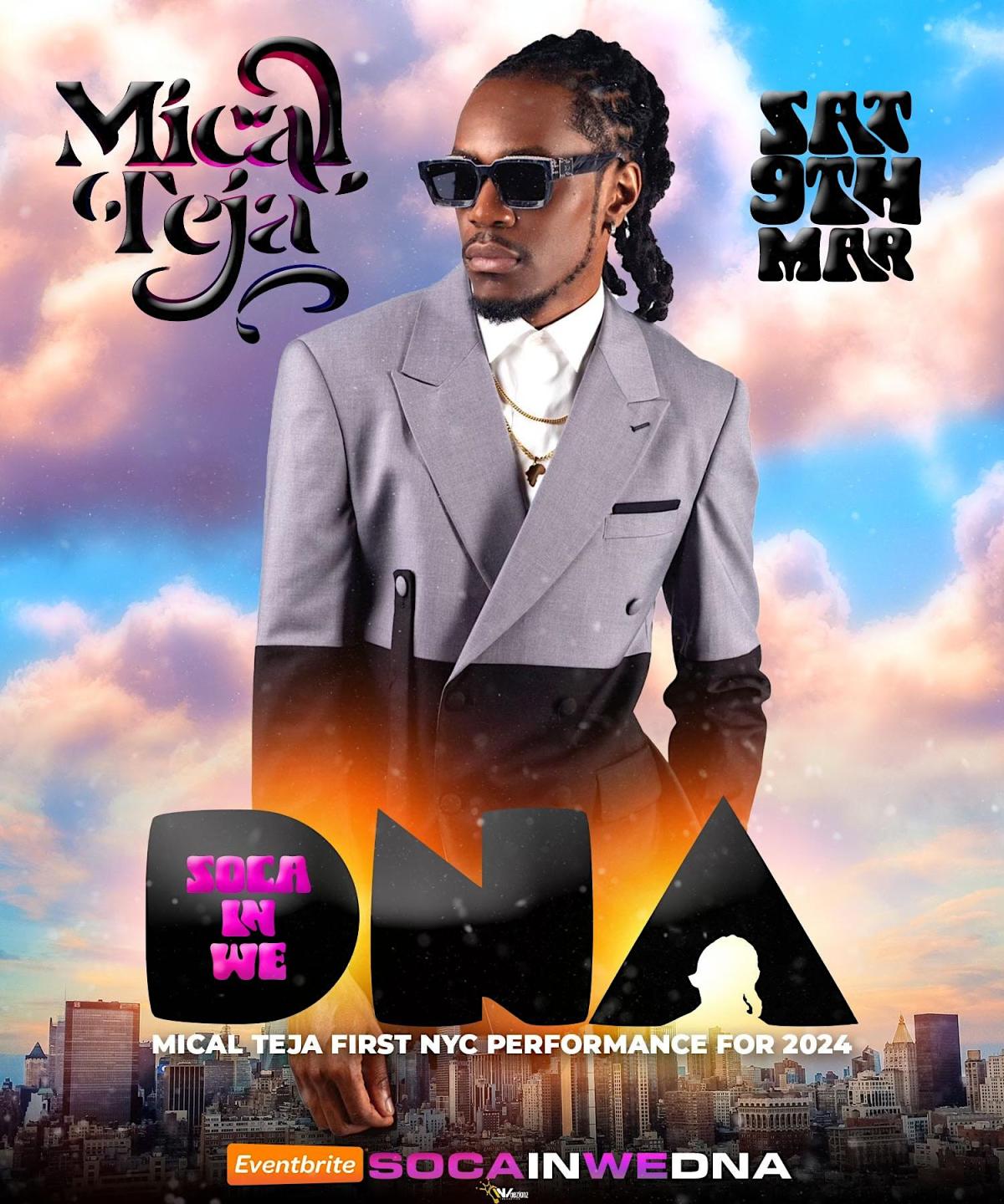 Soca In We DNA  flyer or graphic.