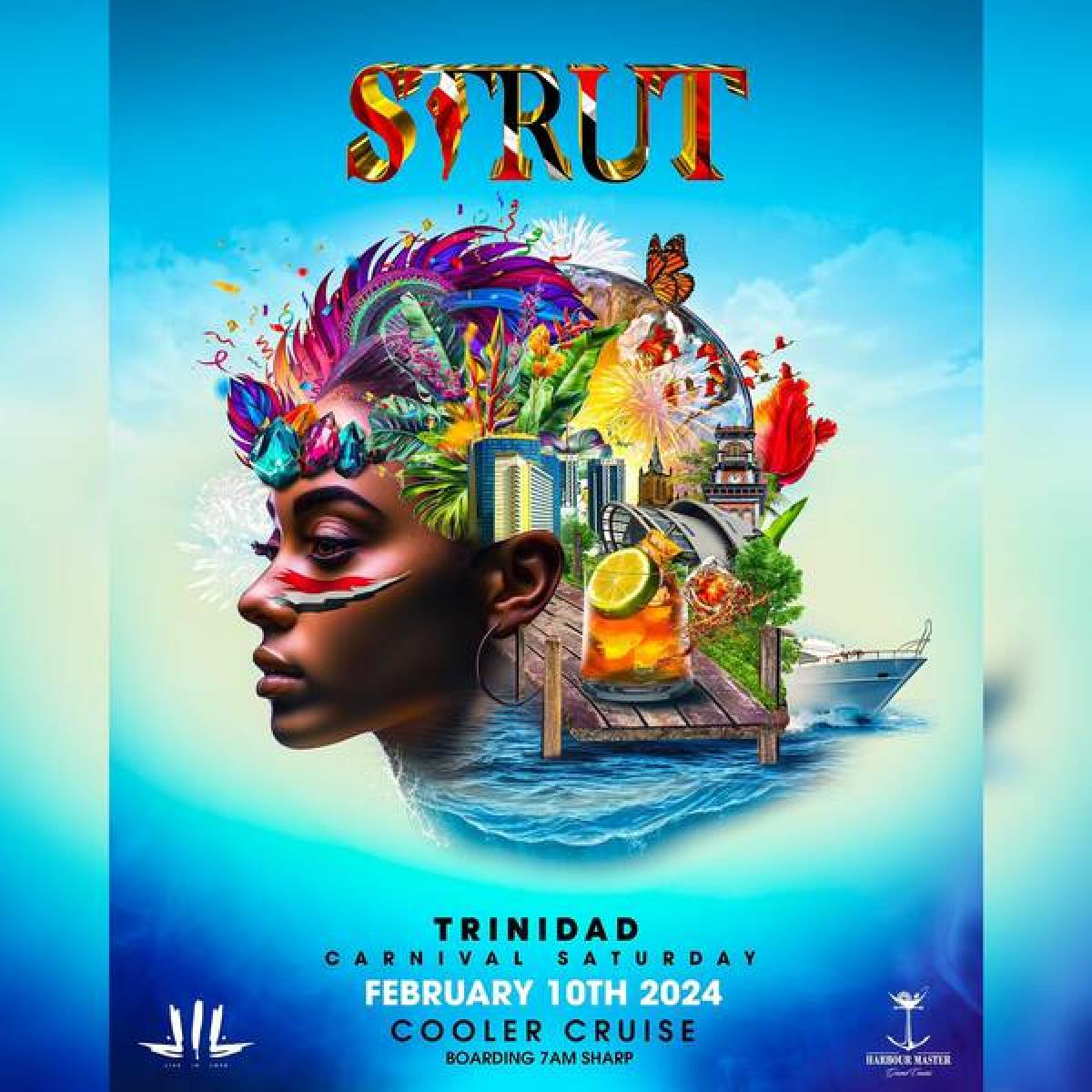 Strut Carnival Cooler Cruise flyer or graphic.