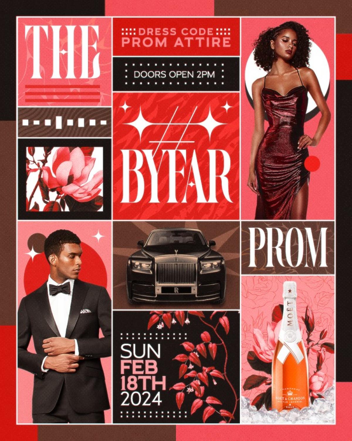 The BYFAR Prom flyer or graphic.