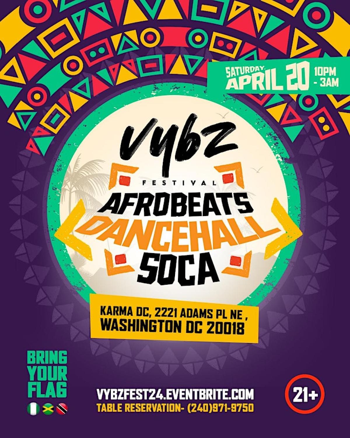 Vybz Festival  flyer or graphic.