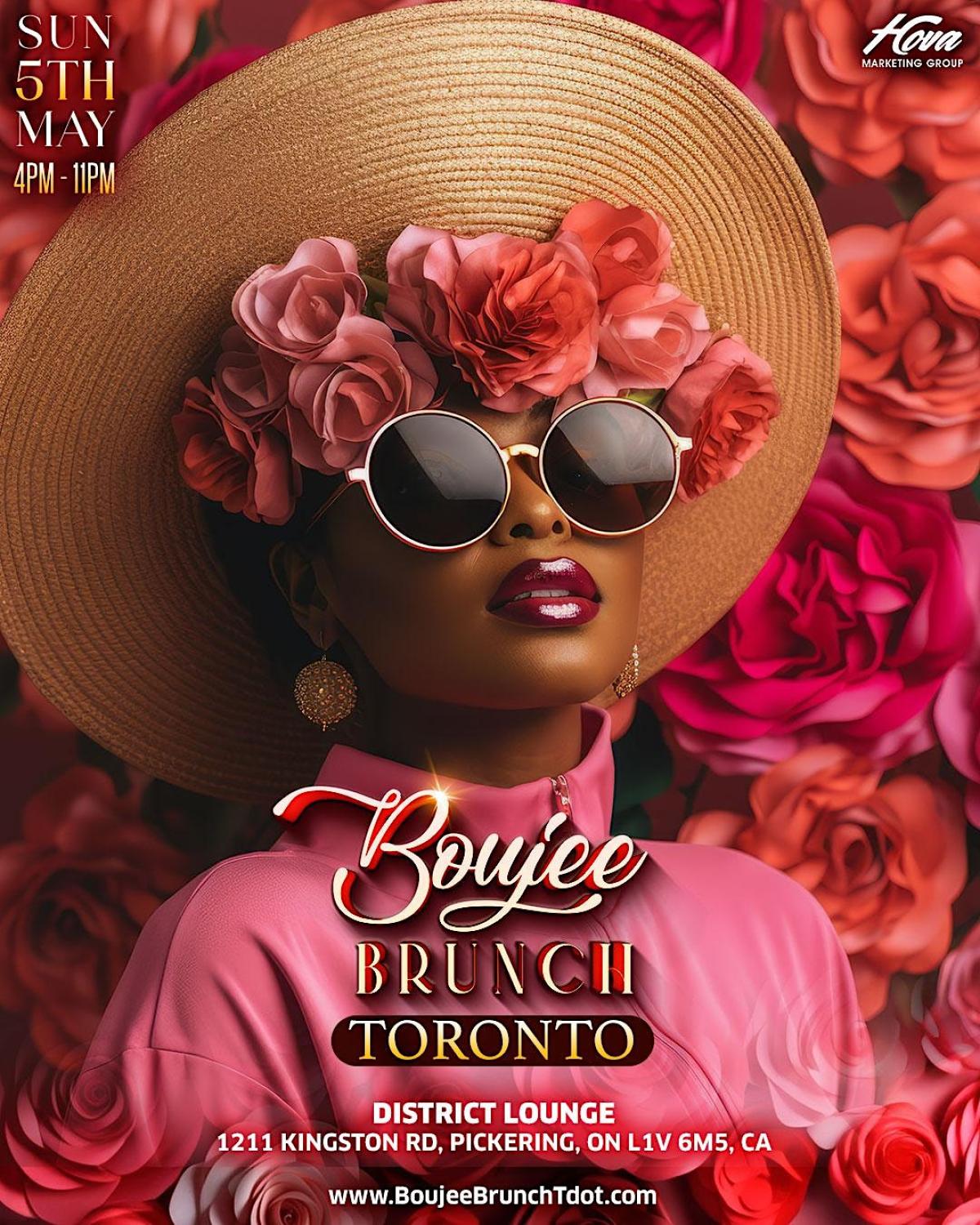 Boujee Brunch  flyer or graphic.