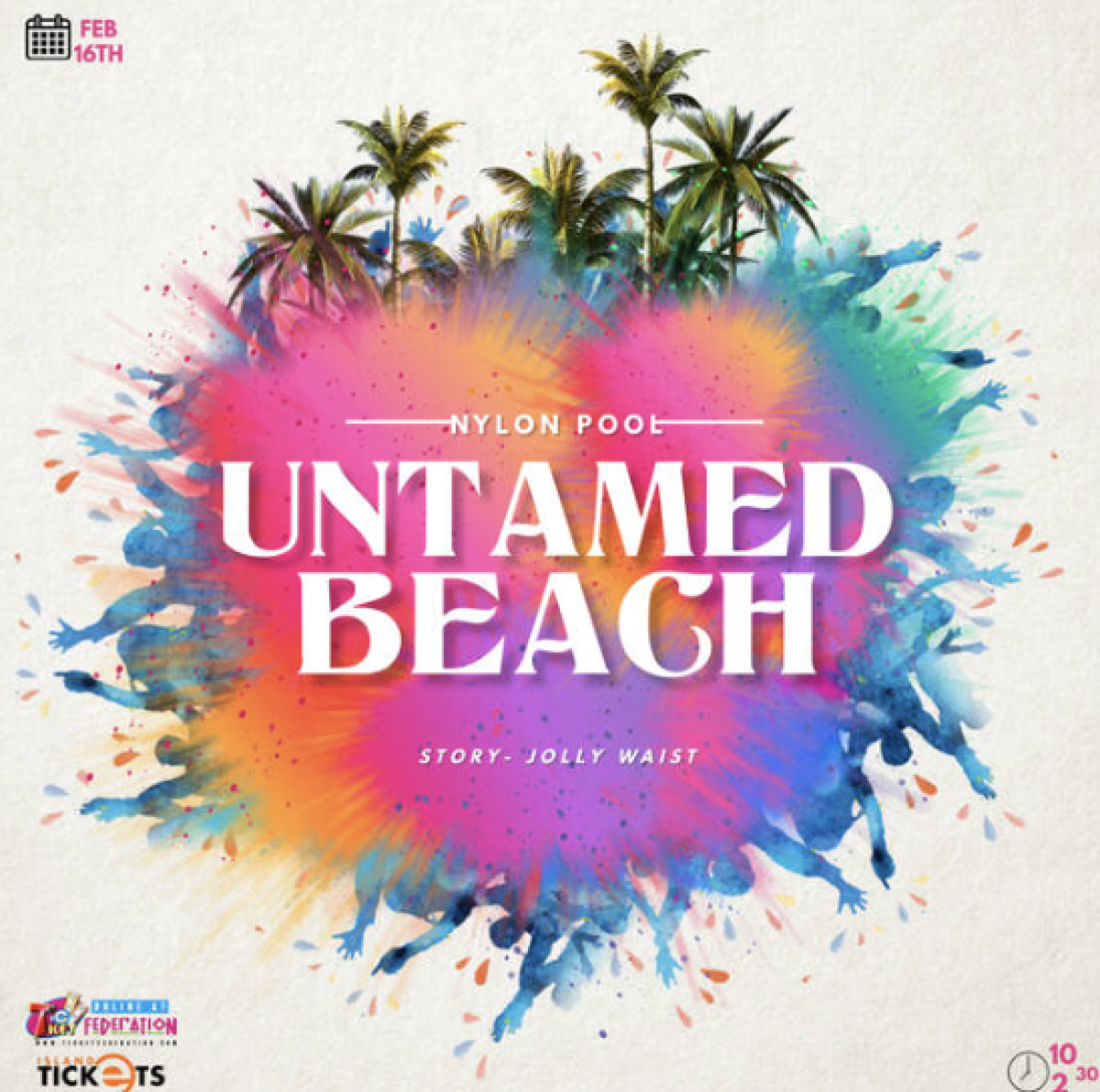 Untamed Beach flyer or graphic.