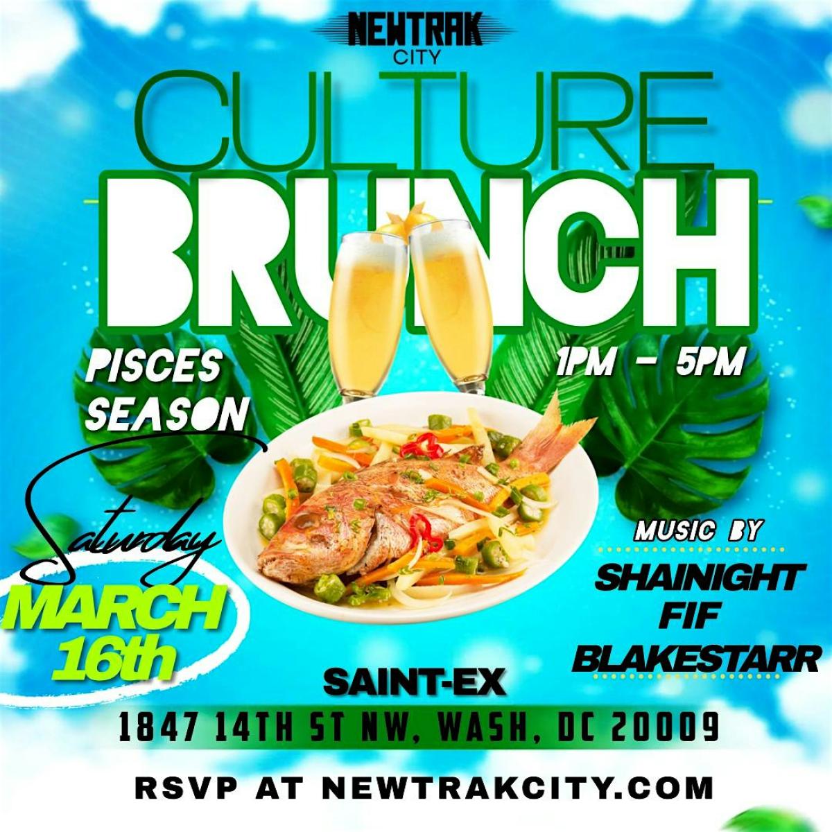 Culture Brunch flyer or graphic.