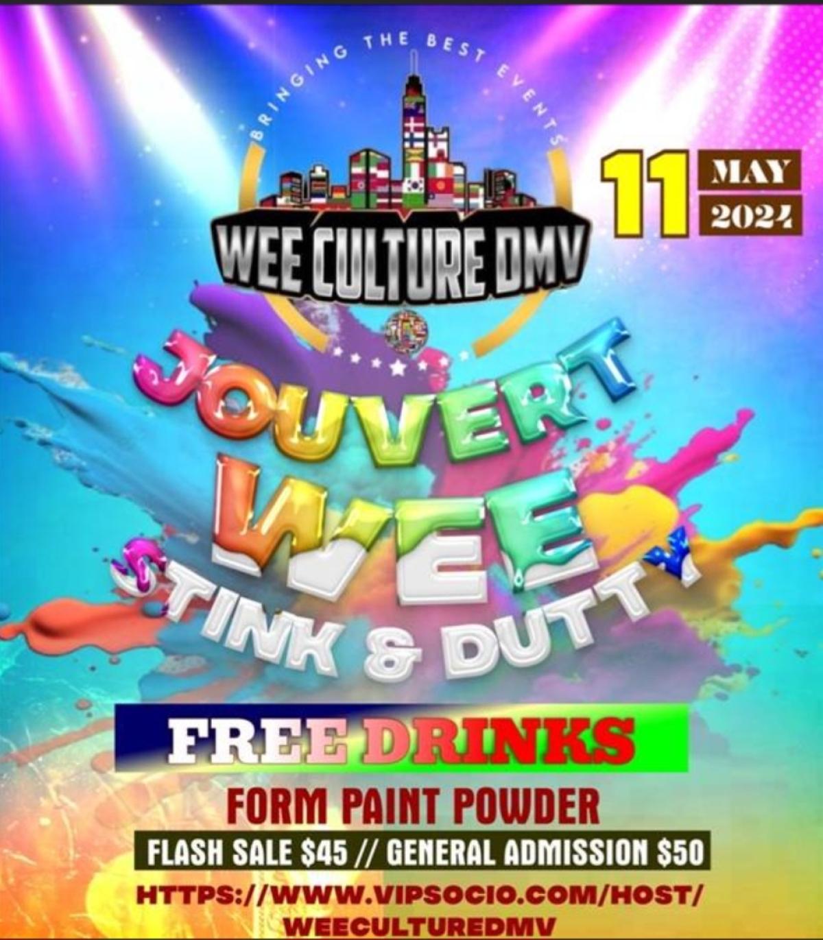 Wee Stink and Dutty Jouvert flyer or graphic.