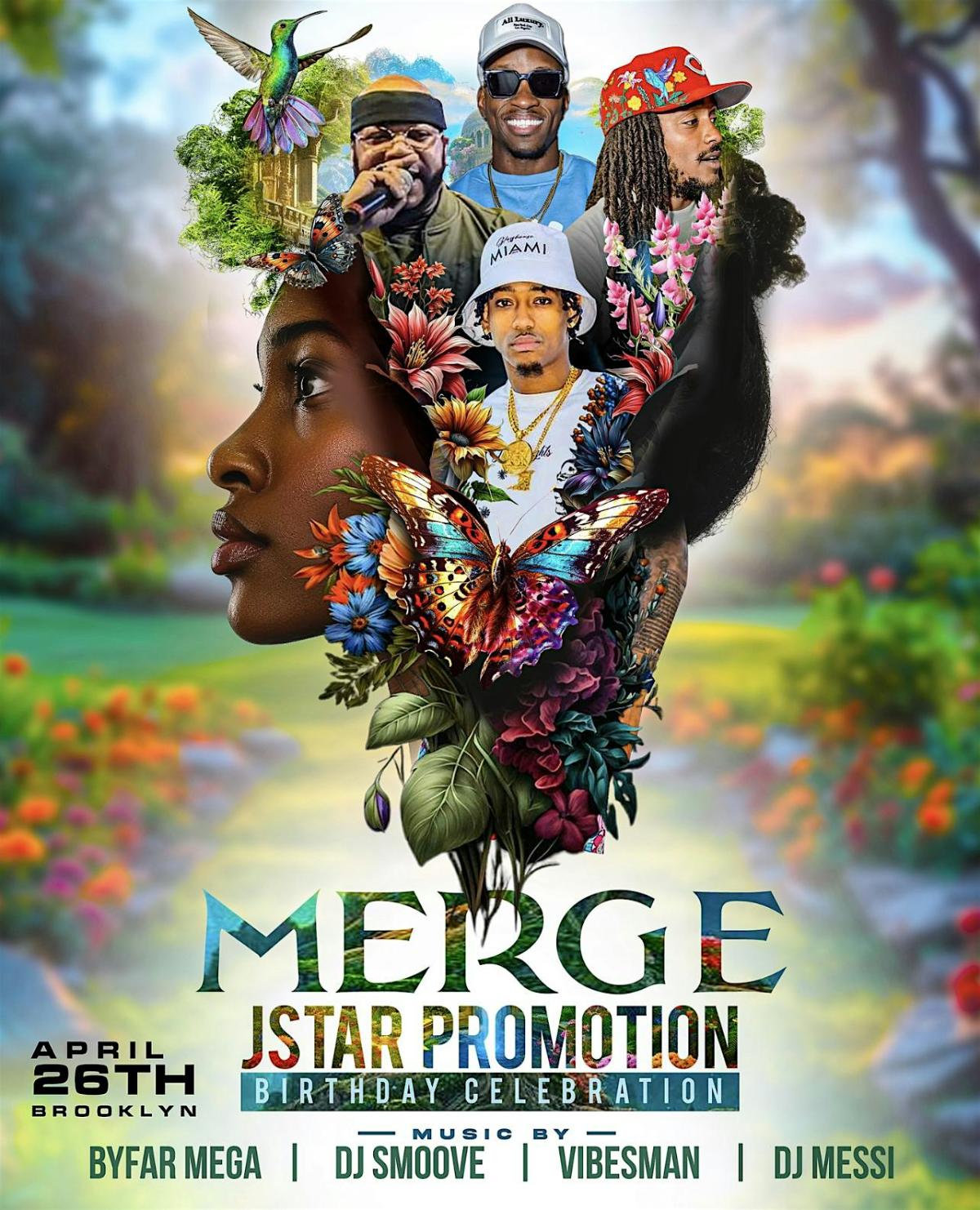 Merge flyer or graphic.