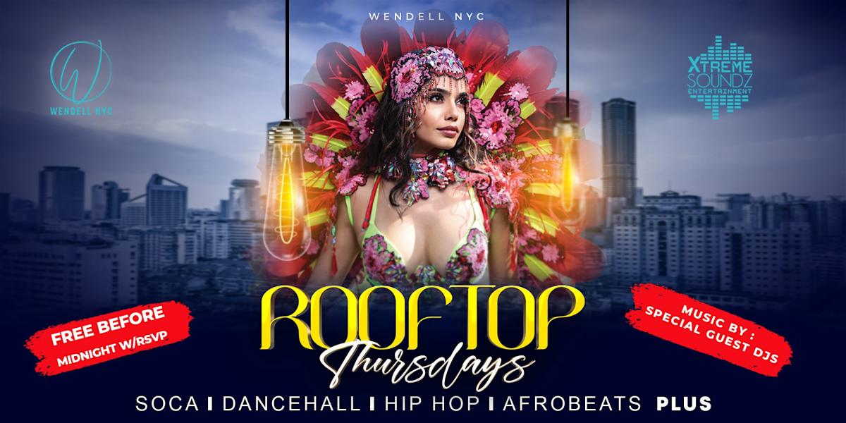 Rooftop Thursdays flyer or graphic.