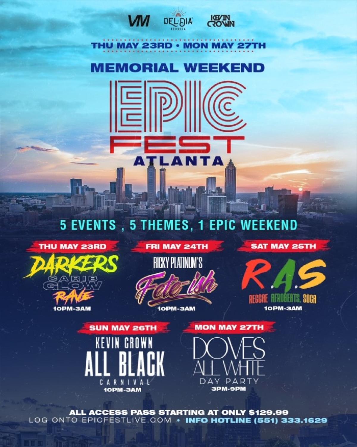 Epic Fest Atlanta Carnival flyer or graphic.