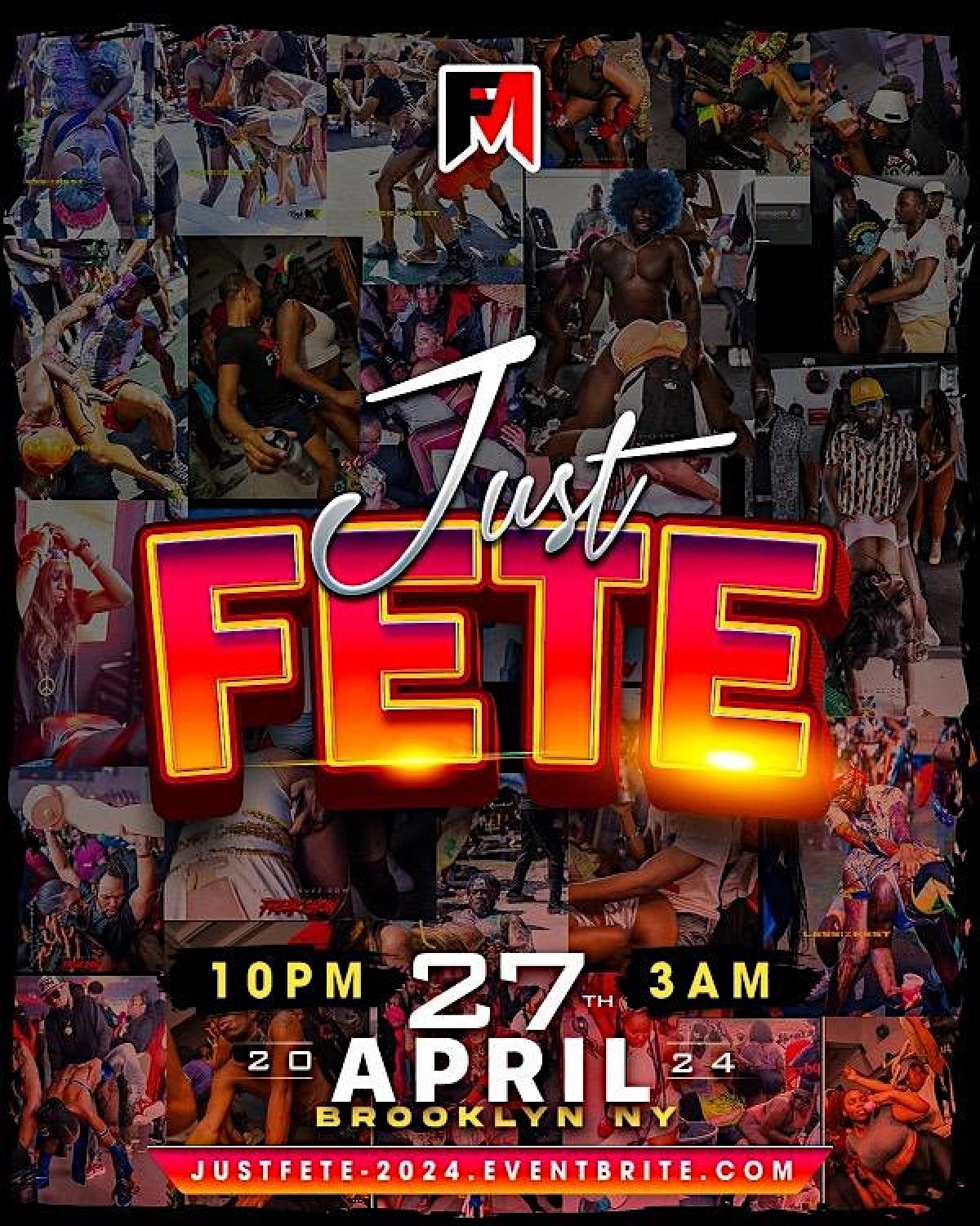 Just Fete flyer or graphic.