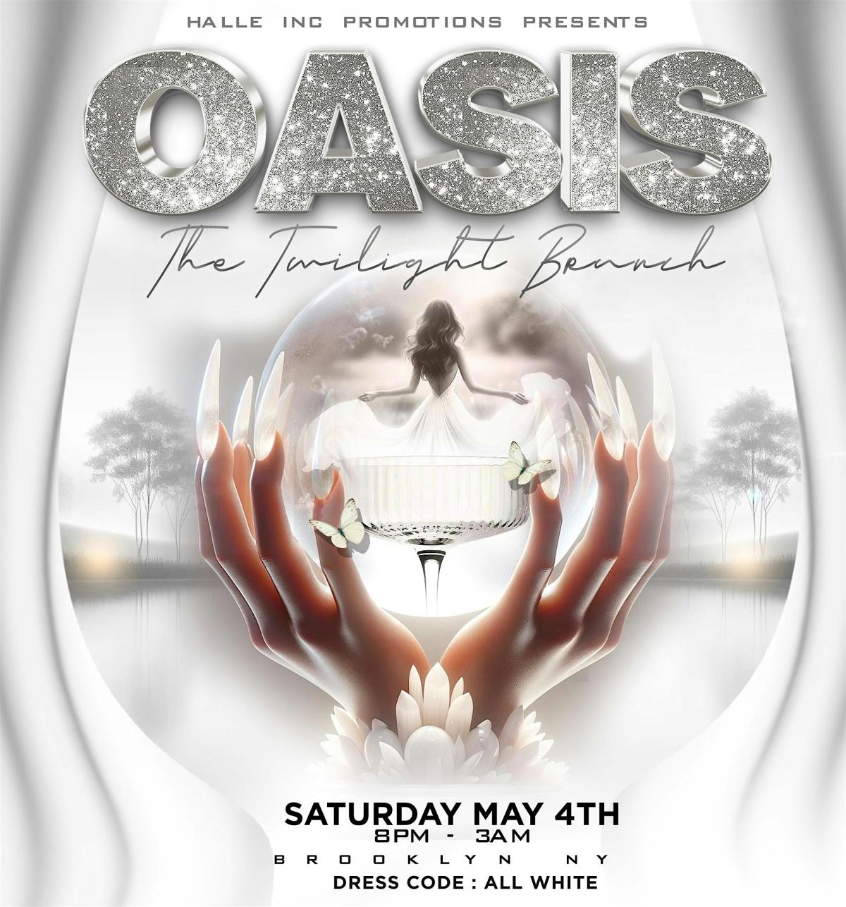 Oasis- "The Twilight Brunch" flyer or graphic.