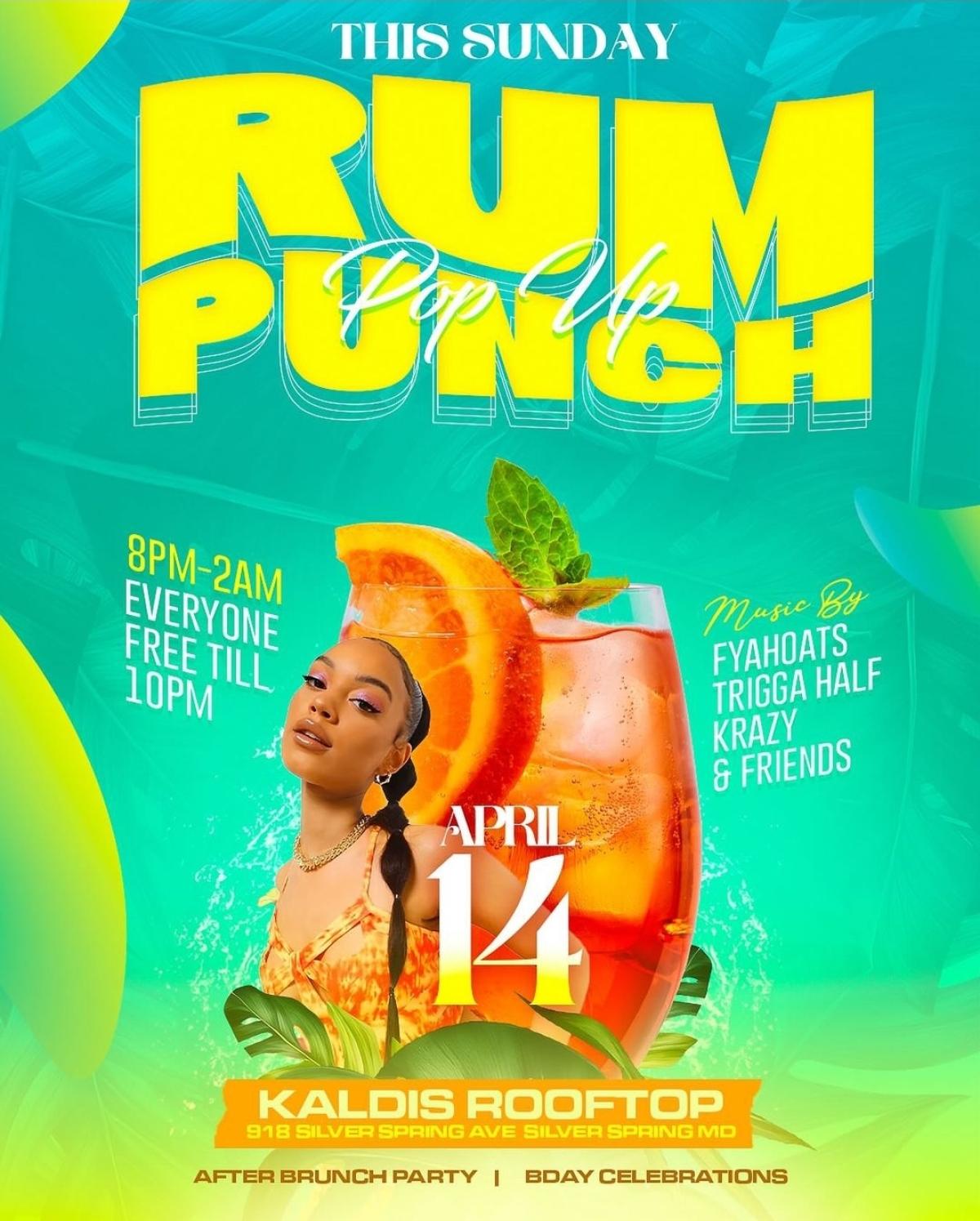 Rum Punch  flyer or graphic.