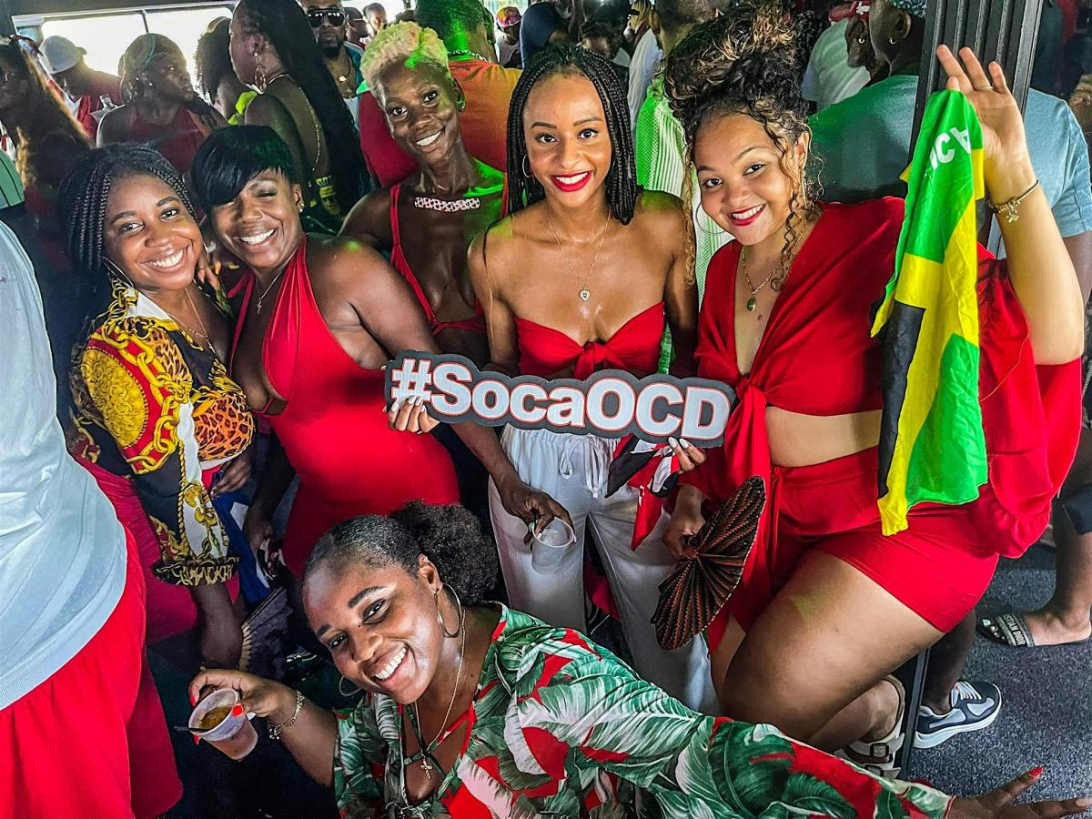 Soca OCD Boatride  flyer or graphic.