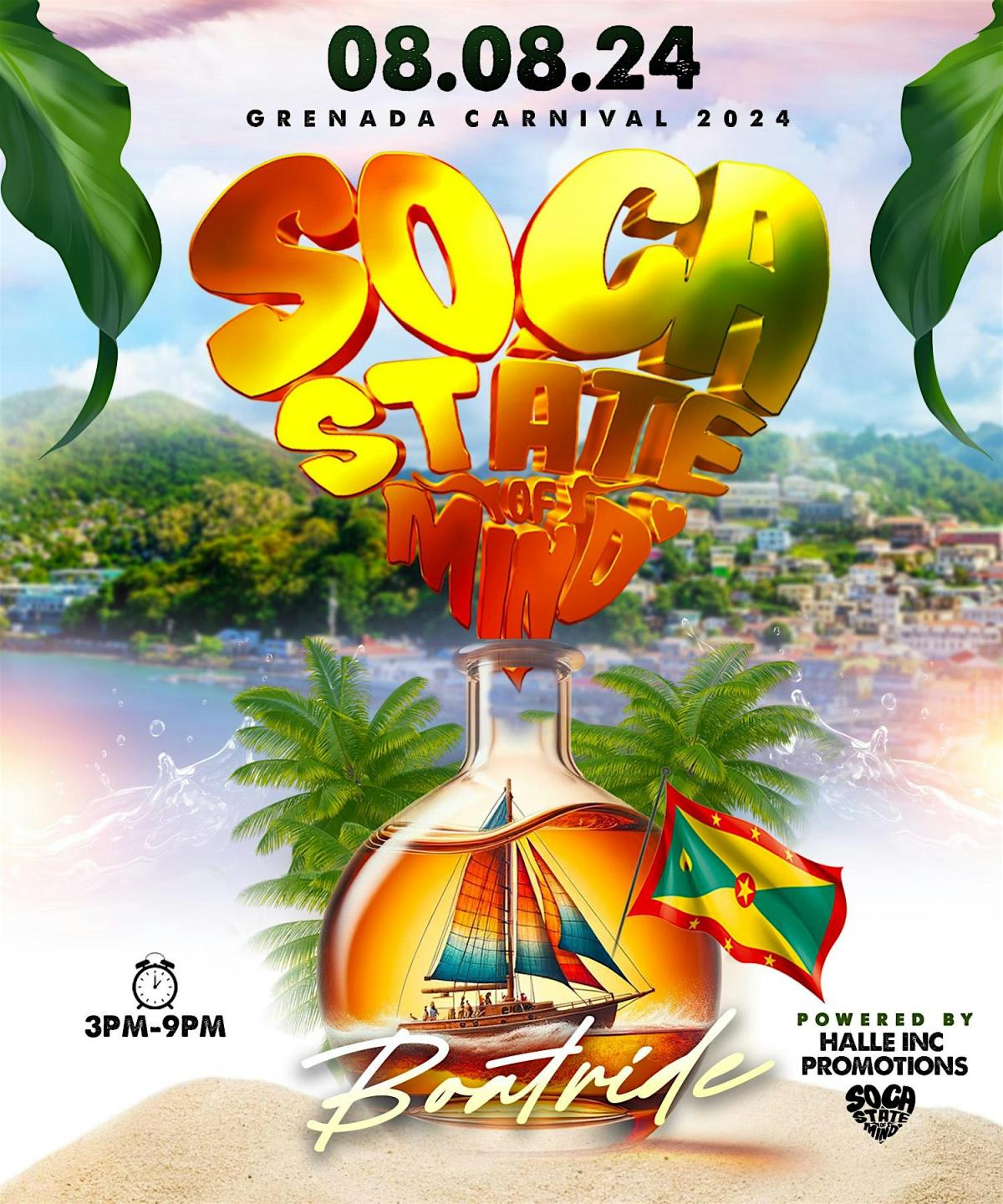 Soca State Of Mind flyer or graphic.