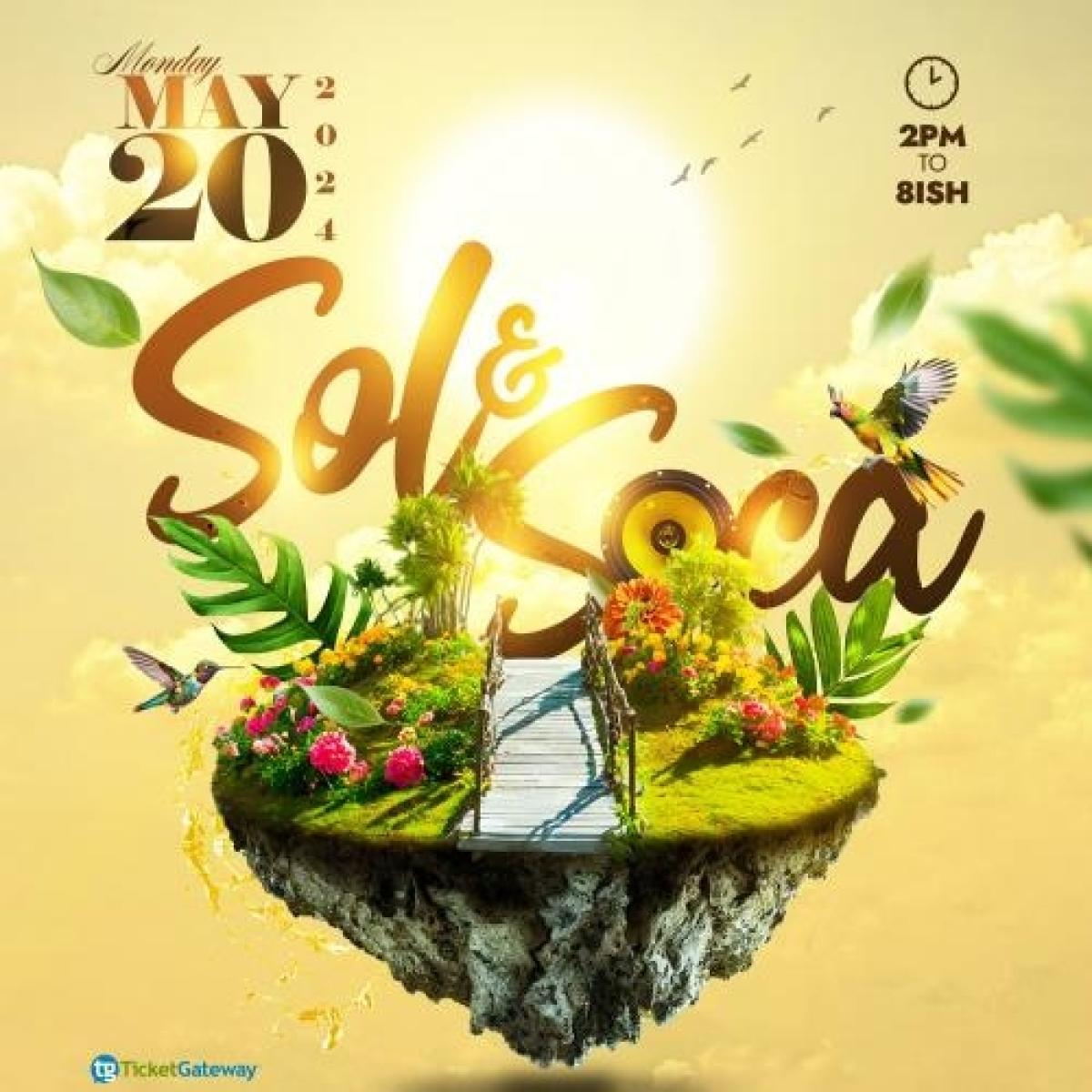 Sol & Soca flyer or graphic.