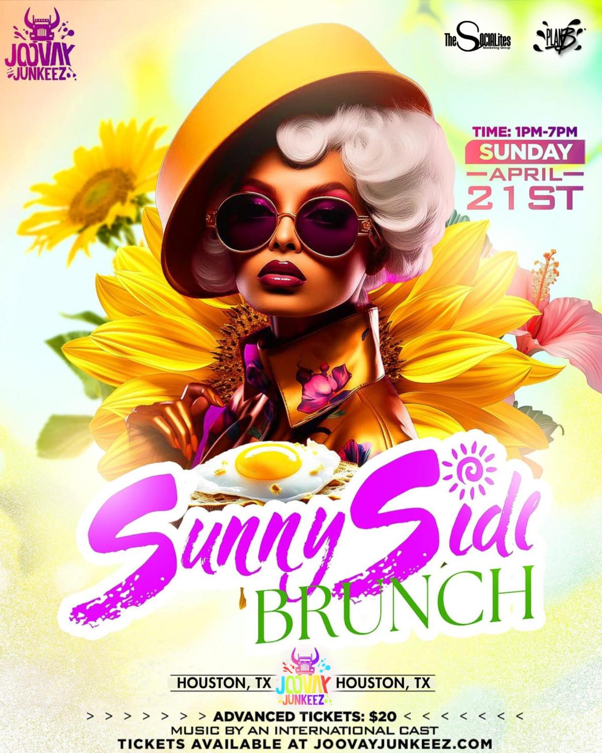 Sunny Side Brunch flyer or graphic.