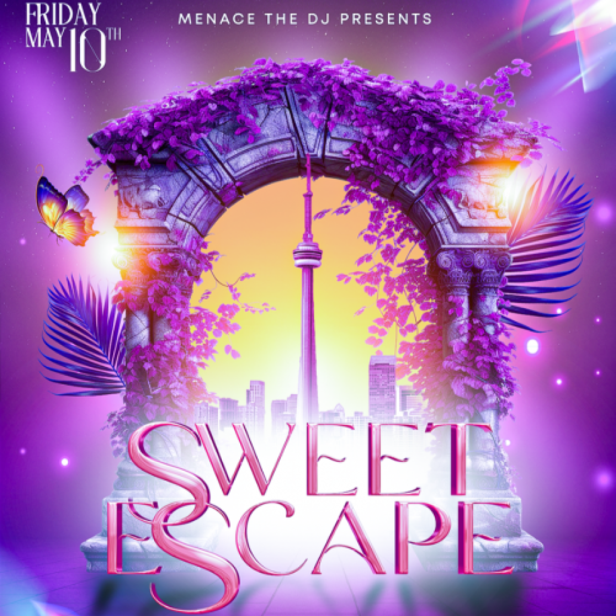 Sweet Escape flyer or graphic.